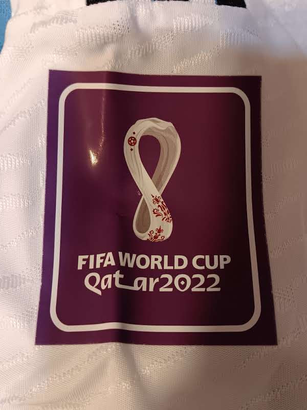Lionel Messi Argentina 2022 World Cup 3 Star Match Home Soccer Jersey 2022-2023