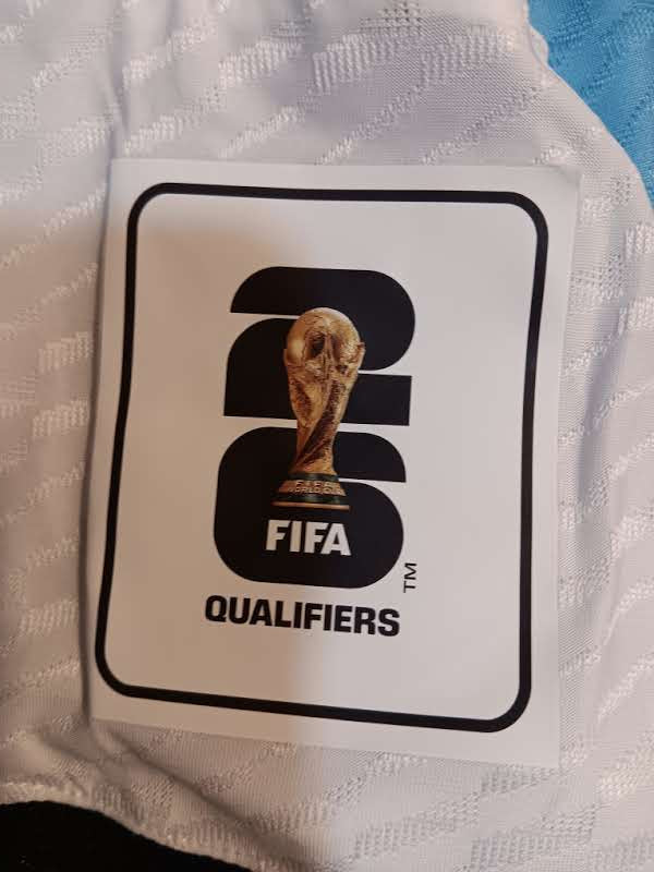 Lionel Messi Argentina 2026 World Cup Qualifiers 3 Star Match Home Soccer Jersey