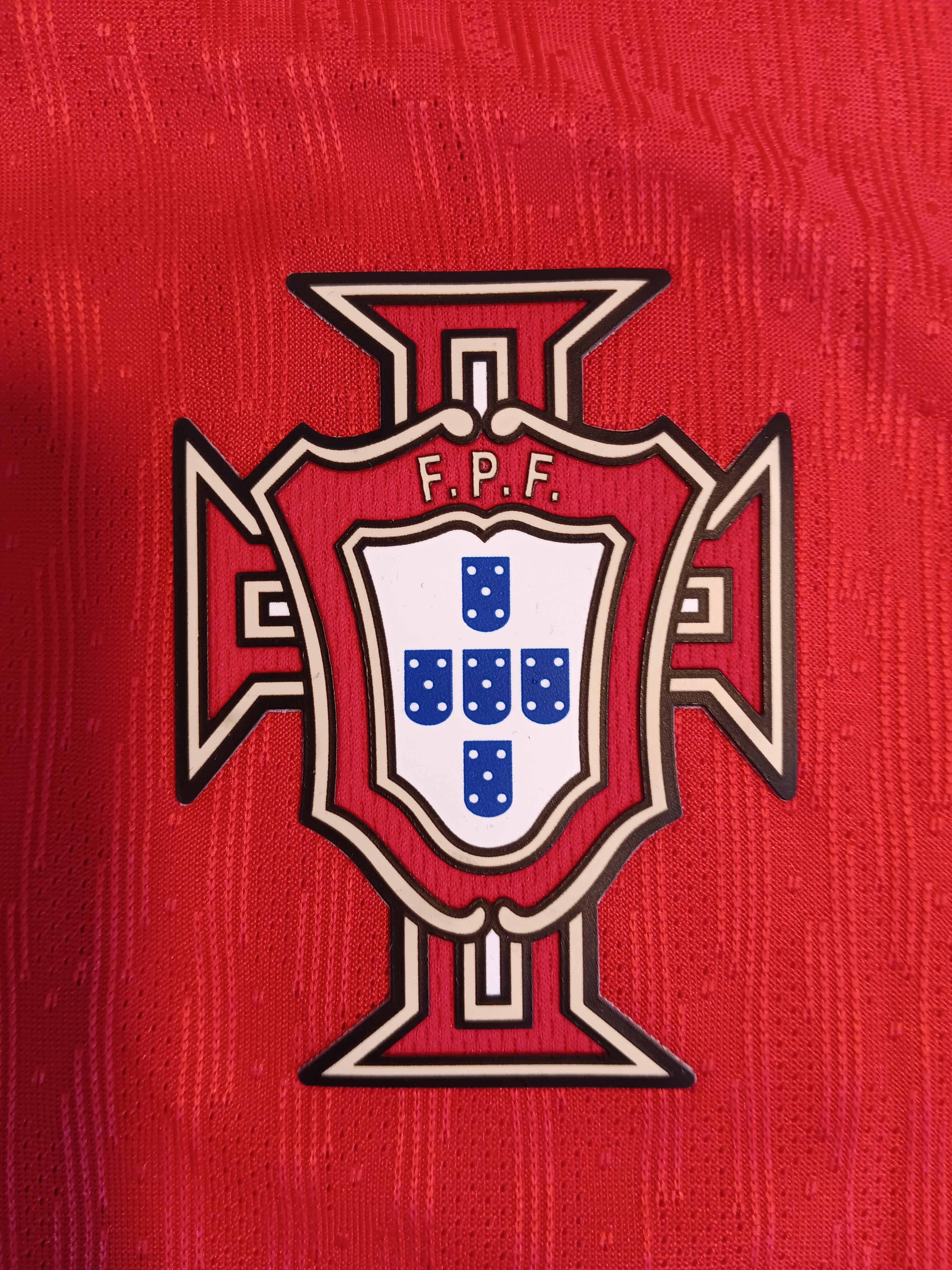 Cristiano Ronaldo Portugal Euro Match Home Long Sleeve Soccer Jersey 2024-2025