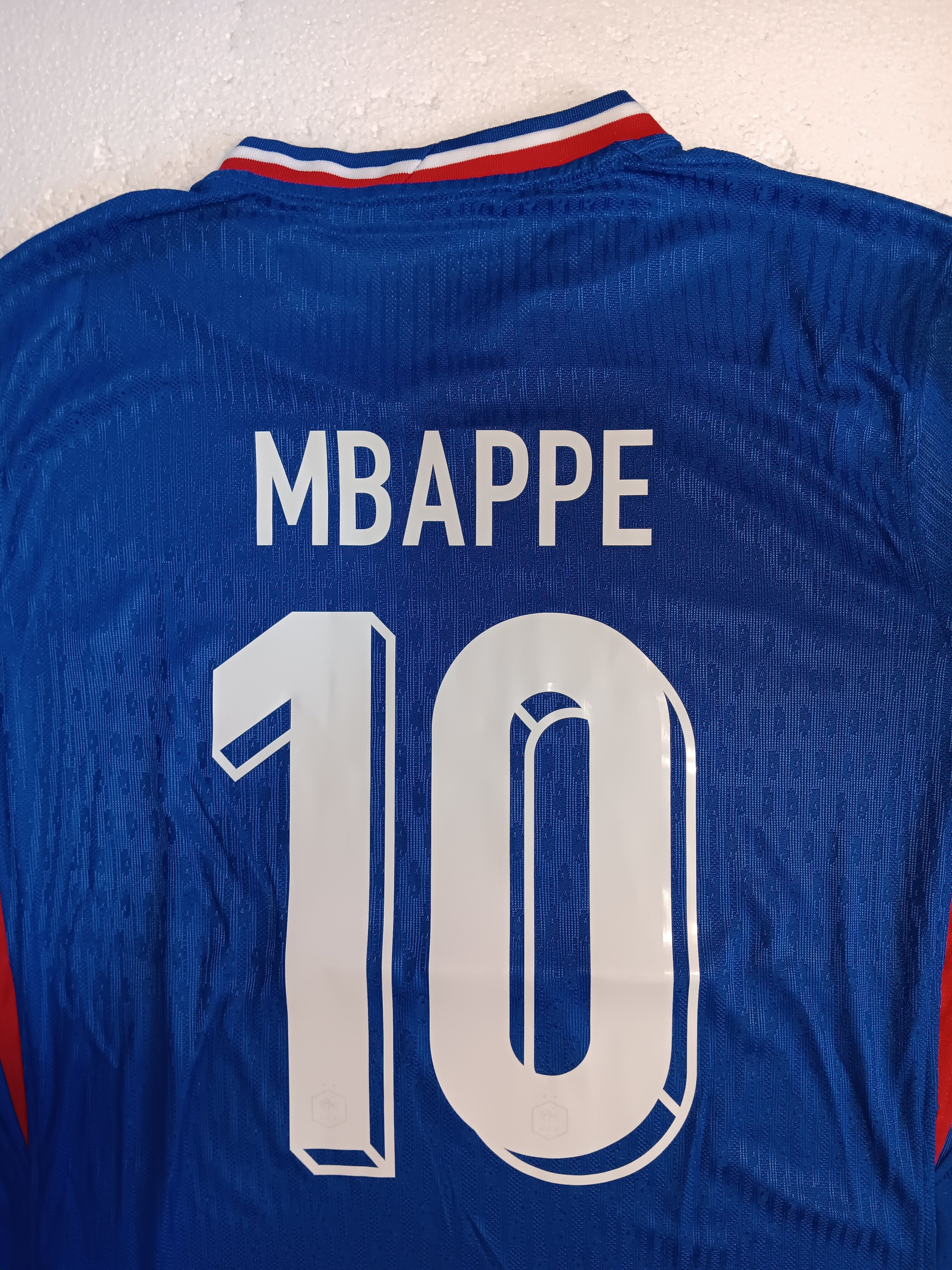 Kylian Mbappe France 2024 Euro Match Home Long Sleeve Soccer Jersey 2024-2025