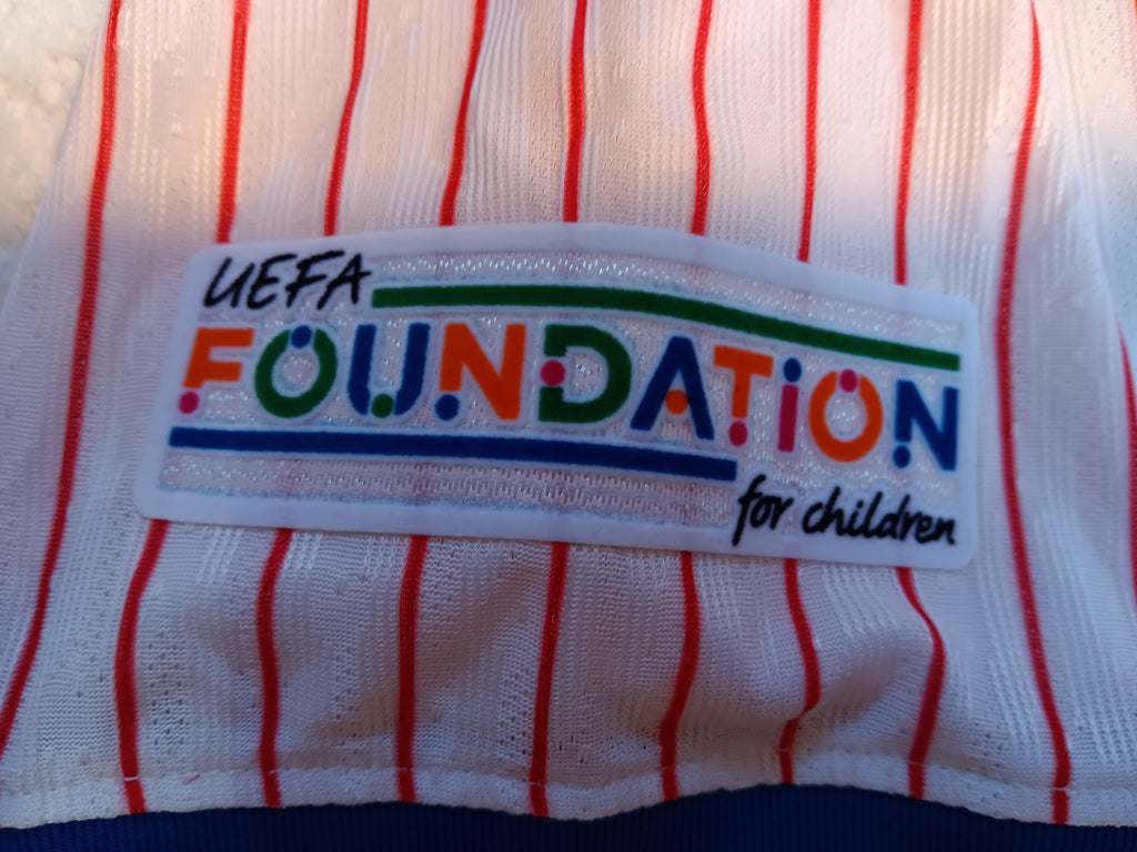 Kylian Mbappe #10 France 2024 Euro Match Slim White Away Soccer Jersey 2024-2025