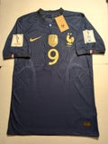 Olivier Giroud France 2022 World Cup Qatar Match Slim Blue Home Soccer Jersey