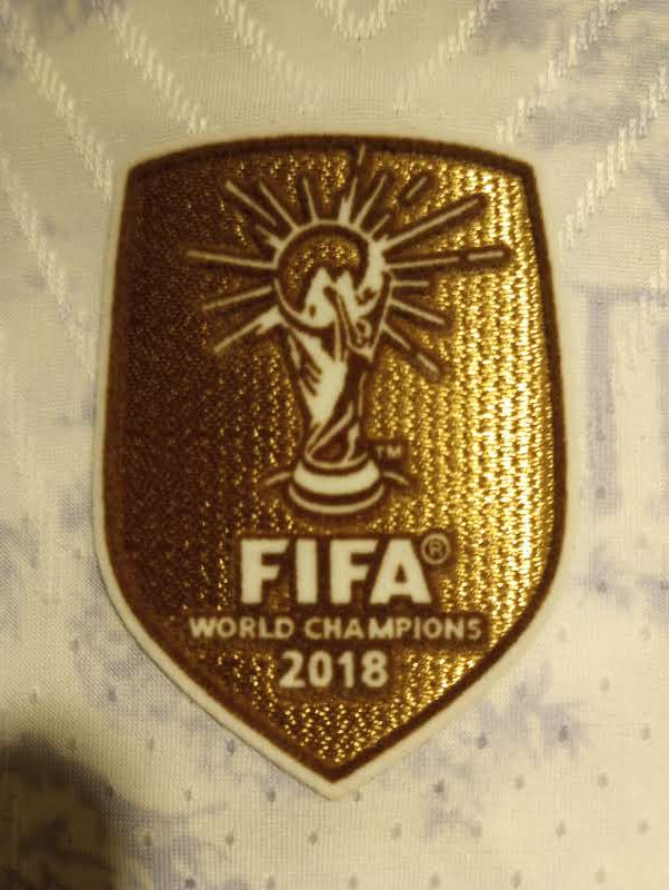 Kylian Mbappe France 2022 World Cup Qatar Match Slim White Away Soccer Jersey