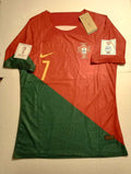Cristiano Ronaldo #7 Portugal 2022 World Cup Qatar Match Slim Home Soccer Jersey