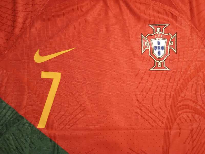 Cristiano Ronaldo #7 Portugal 2022 World Cup Qatar Match Slim Home Soccer Jersey