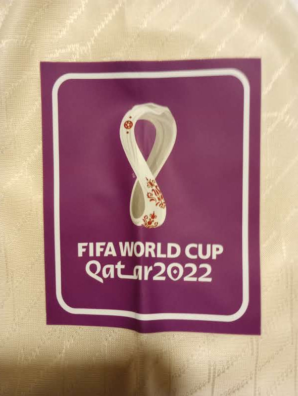 Cristiano Ronaldo #7 Portugal 2022 World Cup Match Slim White Away Soccer Jersey