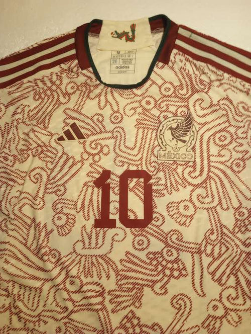 Alexis Vega #10 Mexico 2022 World Cup Qatar Match Away Long Sleeve Soccer Jersey