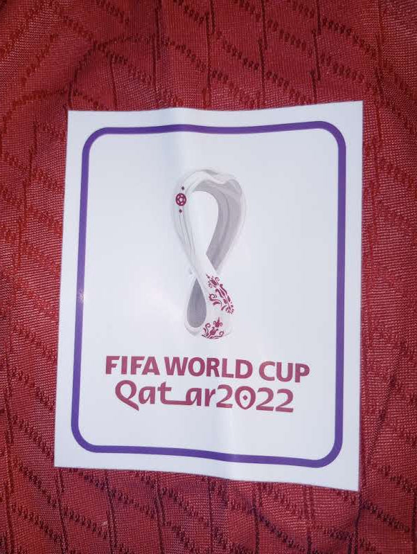 Cristiano Ronaldo Portugal 2022 World Cup Match Home Long Sleeve Soccer Jersey