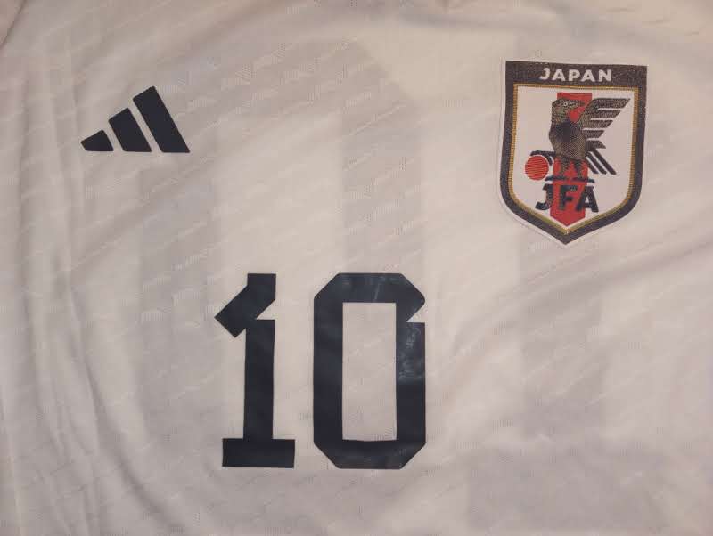 Takumi Minamino Japan 2022 World Cup Match Slim Away Long Sleeve Soccer Jersey