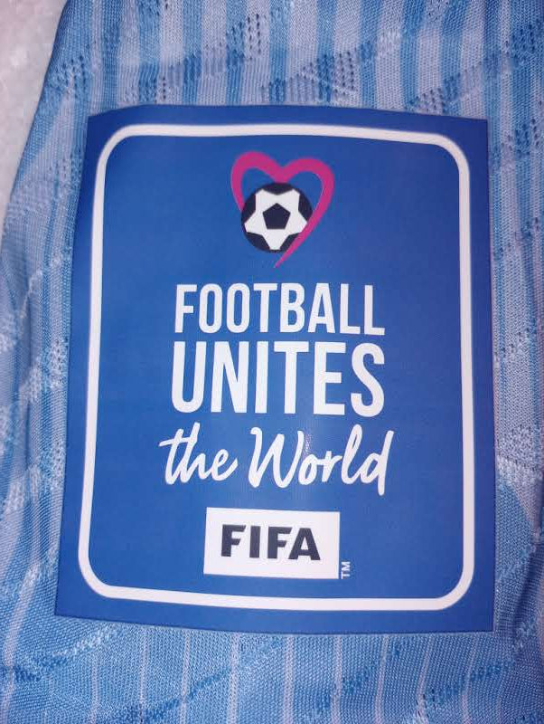 Pedri Spain 2022 World Cup Qatar Match Slim Blue Away Long Sleeve Soccer Jersey