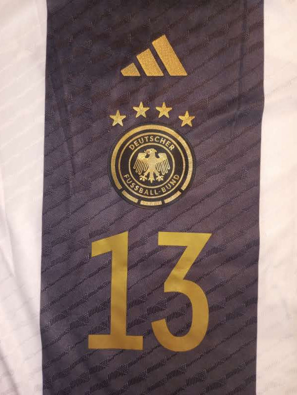 Thomas Muller Germany 2022 World Cup Match Slim Home Long Sleeve Soccer Jersey