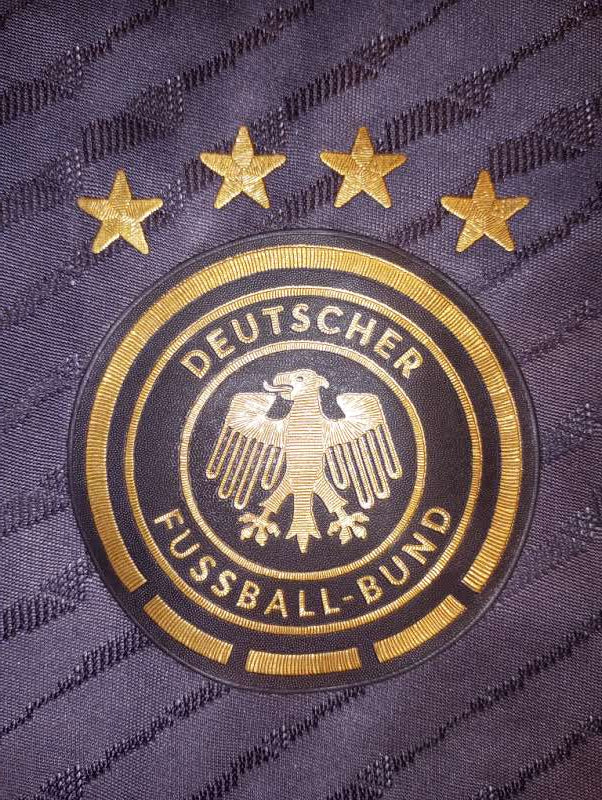 Jamal Musiala Germany 2022 World Cup Match Slim Home Long Sleeve Soccer Jersey