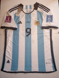 Julian Alvarez Argentina 2022 World Cup Final Match Home Soccer Jersey 2022-2023