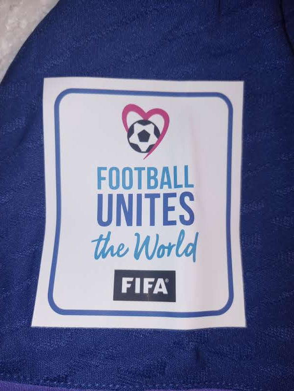 Lionel Messi Argentina 2022 World Cup Qatar Match Slim 2 Star Away Soccer Jersey