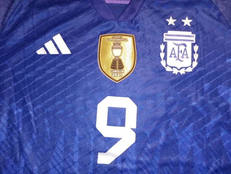 Julian Alvarez Argentina 2022 World Cup Match Away Long Sleeve Soccer Jersey