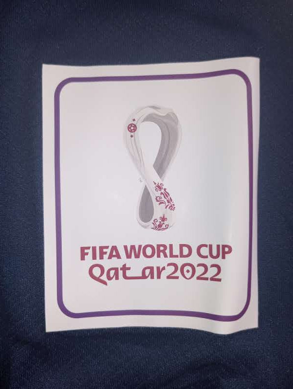 Kylian Mbappe France 2022 World Cup Qatar Final Stadium Blue Home Soccer Jersey