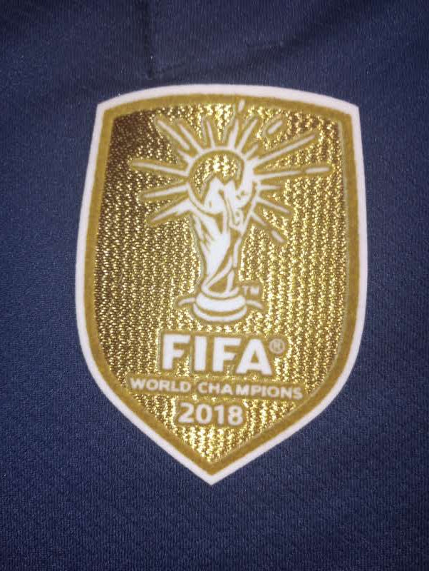 Kylian Mbappe France 2022 World Cup Qatar Final Stadium Blue Home Soccer Jersey