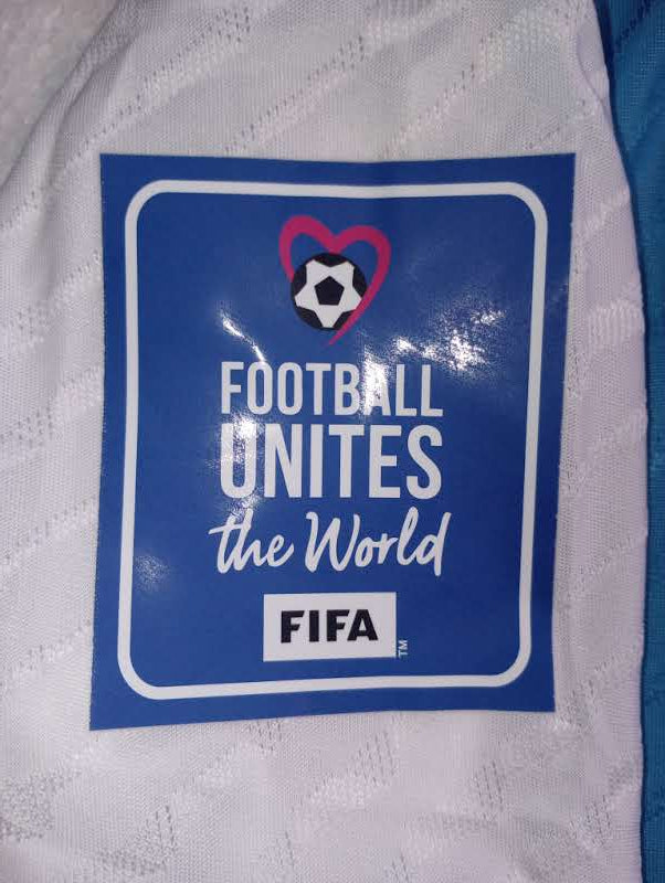 Lionel Messi Argentina 2022 World Cup Final Match Home Long Sleeve Soccer Jersey