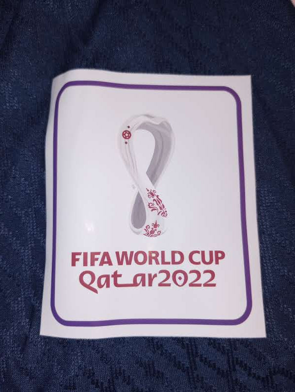 Ousmane Dembele France 2022 World Cup Qatar Match Slim Blue Home Soccer Jersey