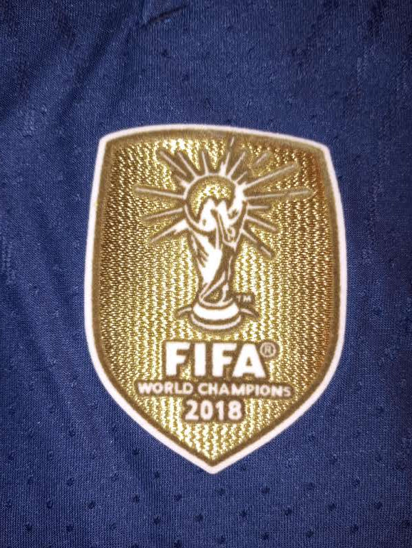 Ousmane Dembele France 2022 World Cup Qatar Match Slim Blue Home Soccer Jersey